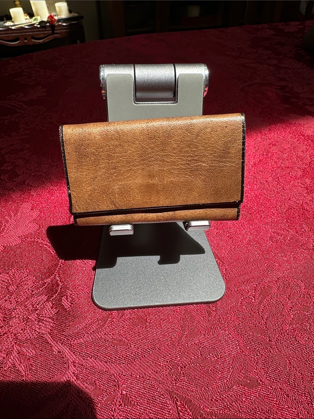 Rolfs Tan Leather Key Holder